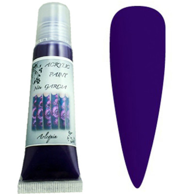 Tinta Acrílica Nail Art Arlequin Violeta 10ml