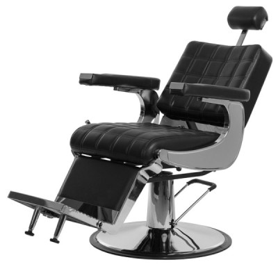 Cadeira de barbeiro preta BESSONE