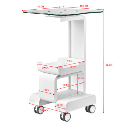 Cosmetic table for device 082