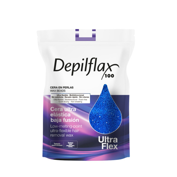 DEPILFLAX Saco de Cera pérolas ULTRAFLEX azul 1kg