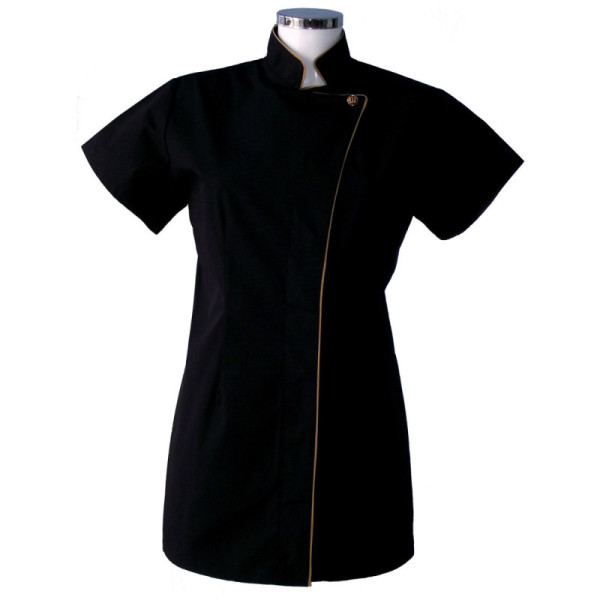 Uniforme Pure Spa Preto/Dourado Tam. 46