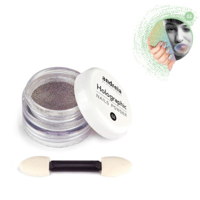 ANDREIA Holographic Nails Powder - Pó Efeito Holográfico