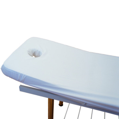 Forra de marquesa em tecido c/oríficio (60X190cm)