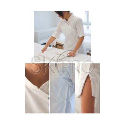BIOLINE Uniforme Mandarin Cinza, Tam. S