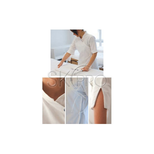 BIOLINE Uniforme Mandarin Cinza, Tam. S